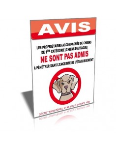 Interdit aux chien de 1ère...