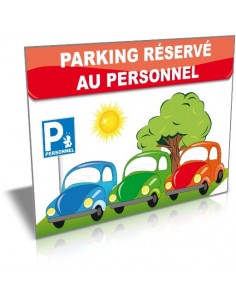 Parking réservé au personnel