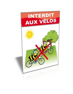 Interdit aux vélos