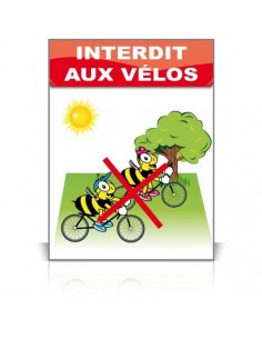 Interdit aux vélos