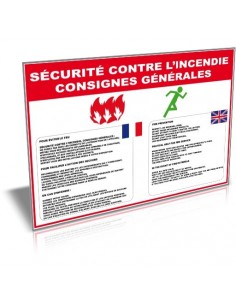 Consignes de sécurité,...