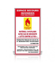 Espace de secours, incendie