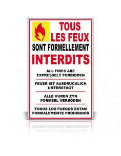 Tous les feux sont interdits !